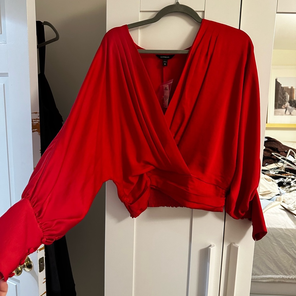 Gorgeous balloon sleeve express top